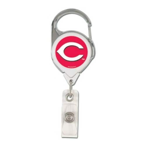Cincinnati Reds MLB Premium Metal Retractable ID Badge Holder