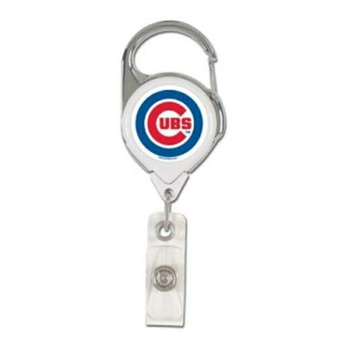 Chicago Cubs MLB Premium Metal Retractable ID Badge Holder