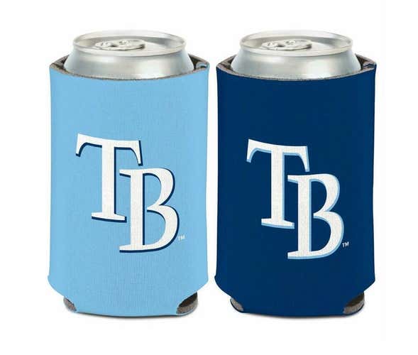 Tampa Bay Rays Can Cooler 12oz Collapsible Koozie - Two Sided