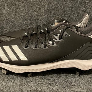 Men’s Adidas Icon Bounce Low Metal Baseball Cleats Black CG5241  Size 13.5