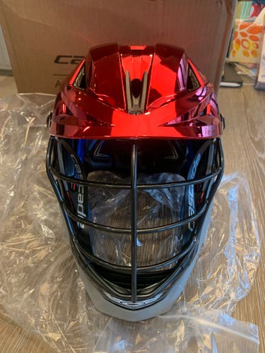 New Player's Cascade XRS Helmet - Chrome Red