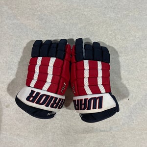 Game Used Washington Capitals Warrior AX1 Pro Stadium Series Gloves Connolly 14’
