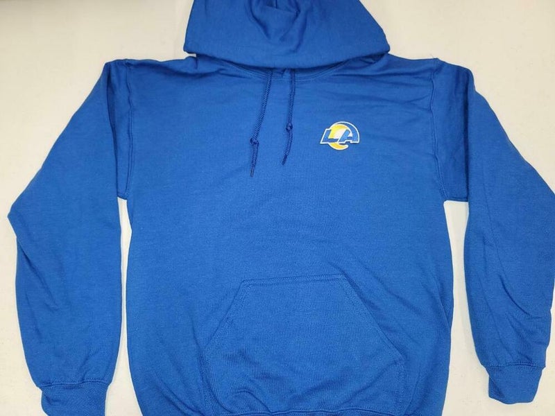 20120-2 Mens Majestic LOS ANGELES RAMS Pullover Hooded Hoodie