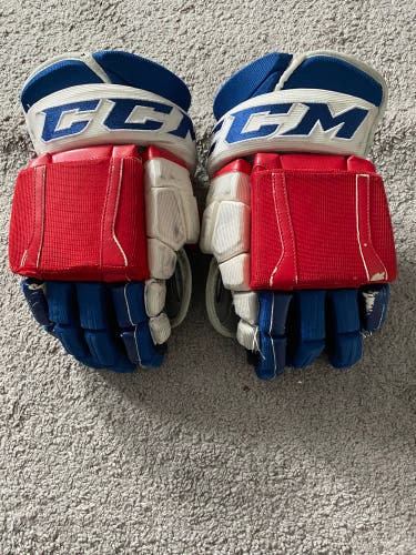 CCM 14" Pro Stock U+ Crazy Light Gloves Rangers