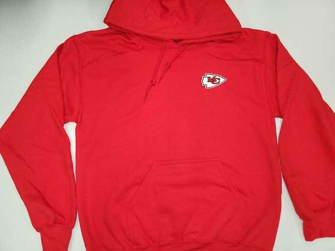 20405 Mens KANSAS CITY CHIEFS Pullover Hooded Hoodie SWEATSHIRT RED All Sizes