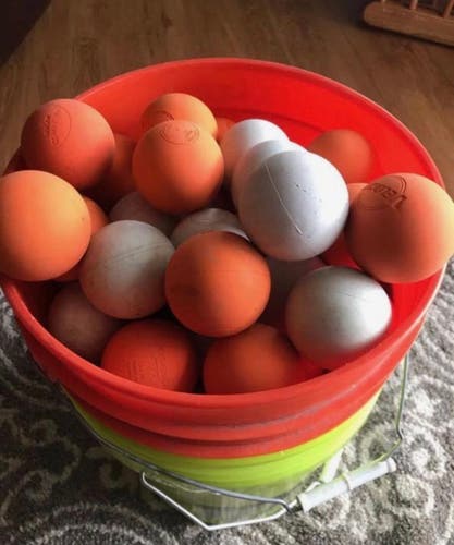 25 Used Lacrosse Balls