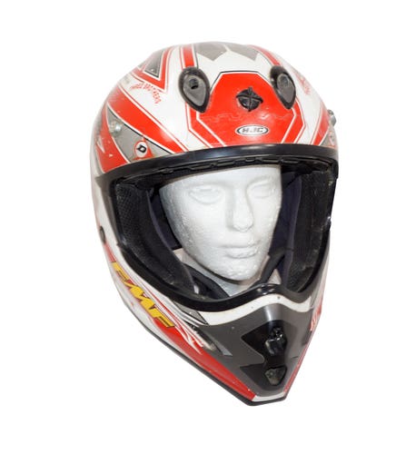 HJC Motorcycle Adult Senior Medium Size - Model AC-X3 Helmet DOT & SNELL