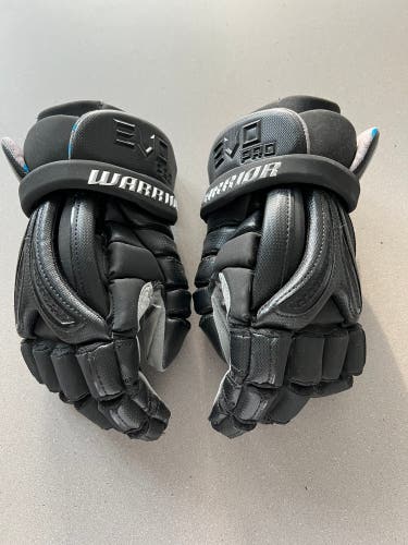 Used Player's Warrior 12" Evo Pro Lacrosse Gloves