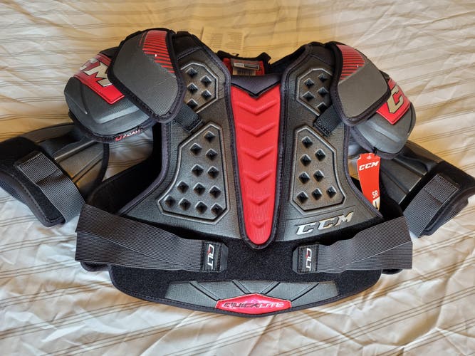 New Pro Stock CCM QuickLite Shoulder Pads Senior Large