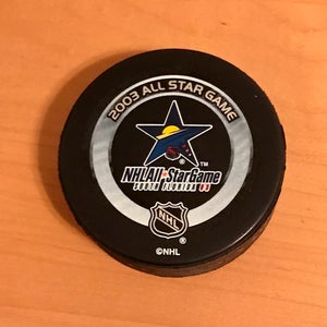 2003 NHL All Star Game Official Game Puck