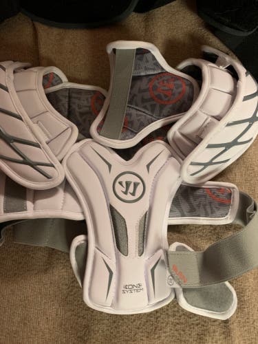 New Small Warrior Burn Next Shoulder Pads And Arm Pads Brand New With Tags