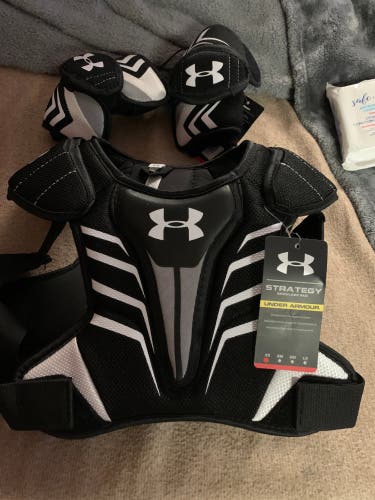 New Small Under Armour Strategy Shoulder Pads And Arm Pads Brand New With Tags