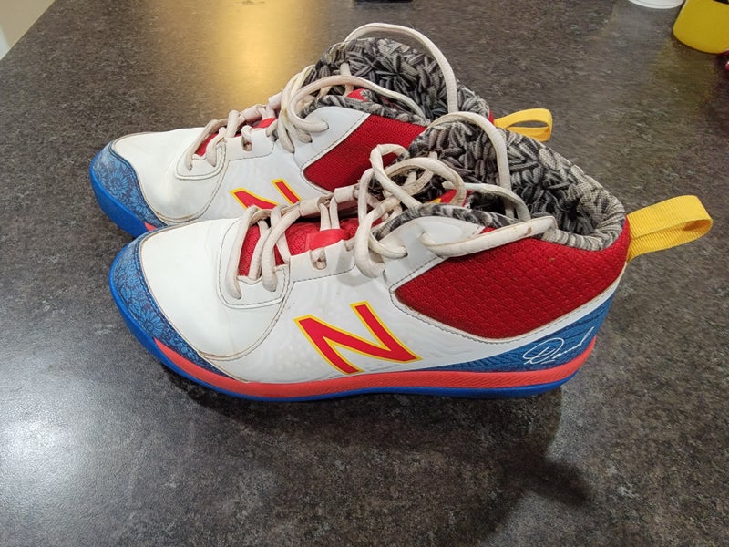 Youth size 4 New Balance 3000V5 David's Sunflower Edition cleats