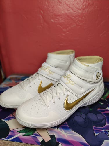 Rare Nike Alpha Huarache Elite 2 P.E Vanderbilt baseball cleats Men's size 12