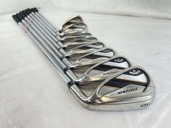 Used Callaway Mavrik 4i-sw Stiff Flex Steel Shaft Golf Iron Set Irons