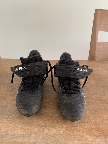 Nike Alpha Menace Black Football Cleats