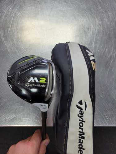 Used Taylormade M2 5 Hybrid Stiff Flex Graphite Shaft Hybrid Clubs