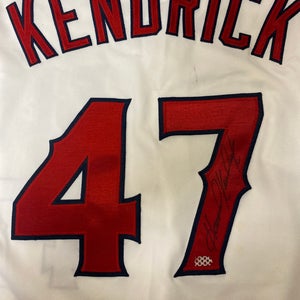 Angels 2011 50th anniversary signed Howie Kendrick Jersey