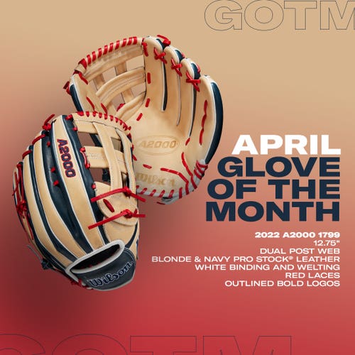 New 2022 Custom Wilson 1799 April GOTM A2000 12.75"