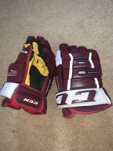Used CCM 13" Tacks 4 Roll Pro Gloves