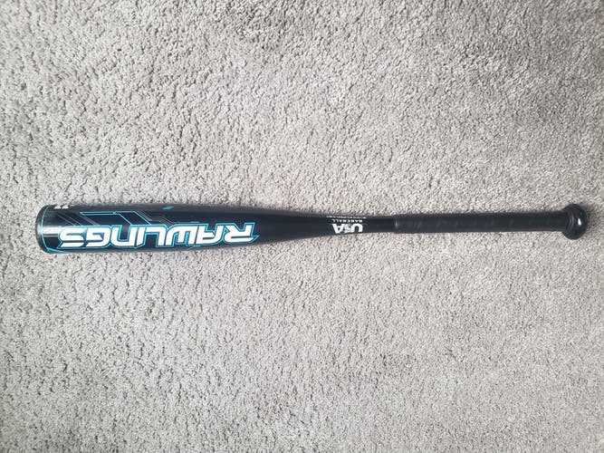 Used Rawlings Alloy Mach 2 Bat (-11) 14 oz 25"