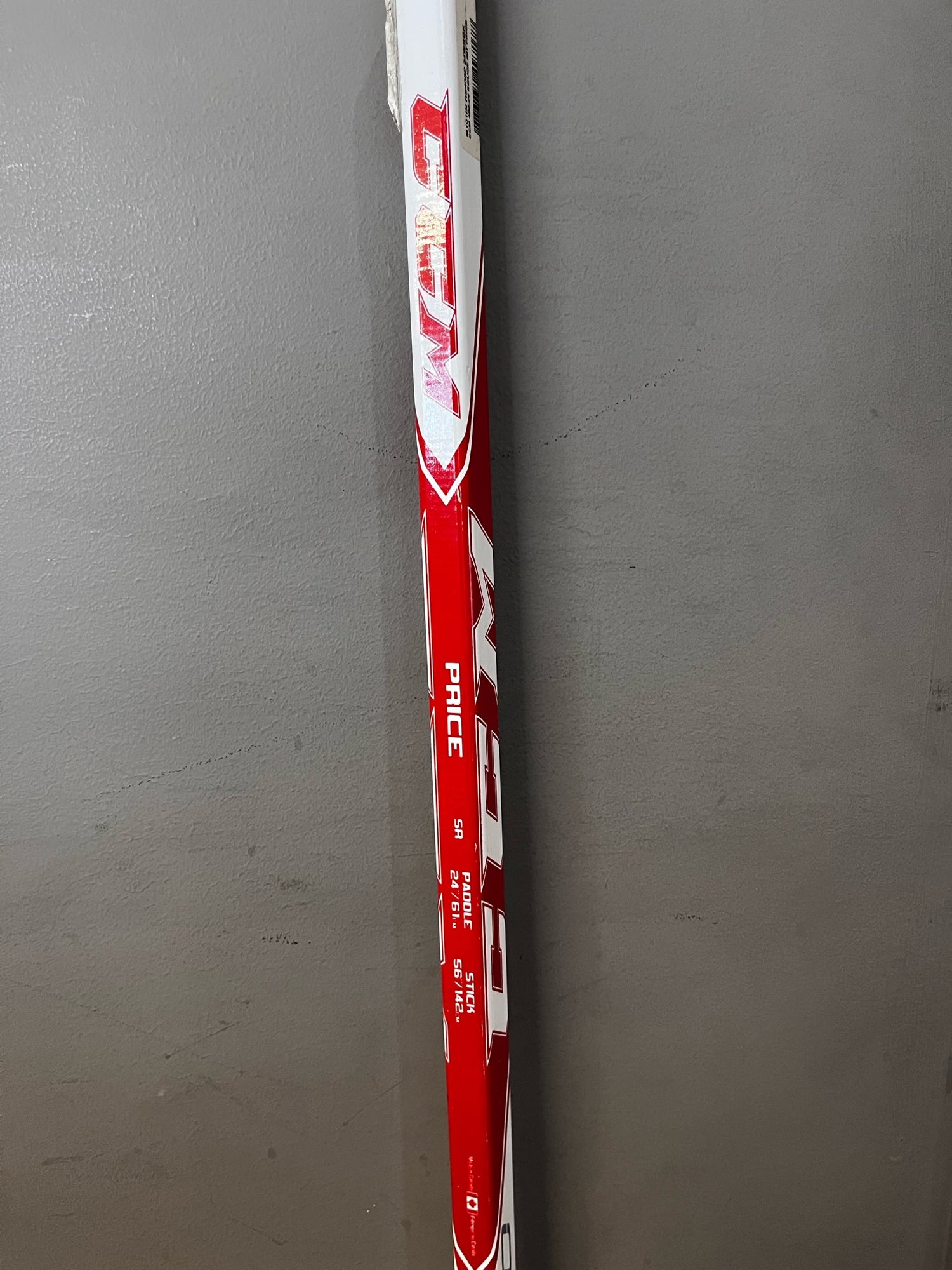 Senior New Full Right CCM 400 Goalie Stick 24" Paddle, 56" stick length