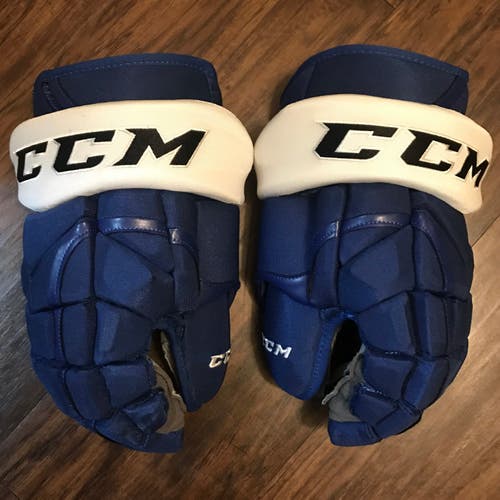 Used CCM HG12XP Gloves 14" Pro Stock Syracuse Crunch