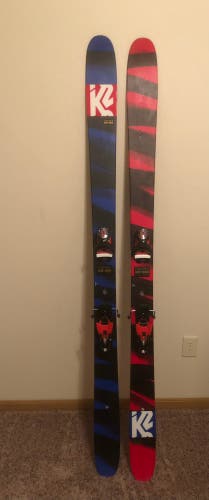K2 RWB STASH POACHER SKIS 2022 With LOOK SPX12