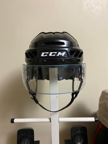 New Black CCM FL90 Helmet (Large) + Ronin Vision 16 Visor
