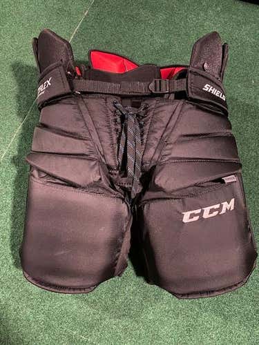 Senior Slightly Used Medium CCM Extreme Flex Shield Pro Hockey Goalie Pants Pro Stock