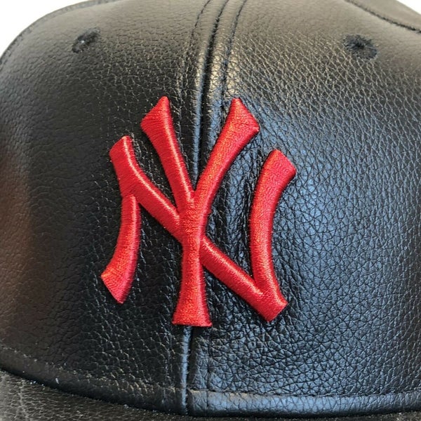 Men's New Era Cap Black, Red Metallic NY Yankees 59FIFTY MLB