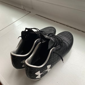 Black Men's Molded Cleats Under Armour Magnetico pro fg Cleats