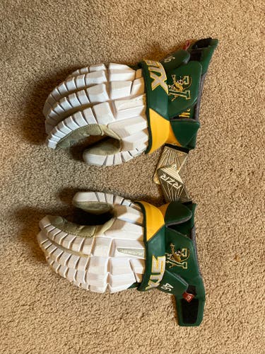Used STX Surgeon RZR Lacrosse Gloves 14"
