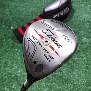Titleist 904f Wood Stiff 15* Right handed w/Cover