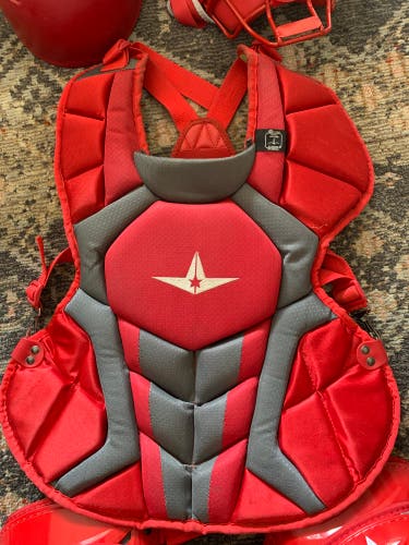 Used All Star System 7 Catcher's Chest Protector