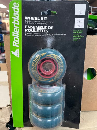 22 X 4 packs (88 wheels total), 70MM 82A Rollerblade/ Inline skate wheels