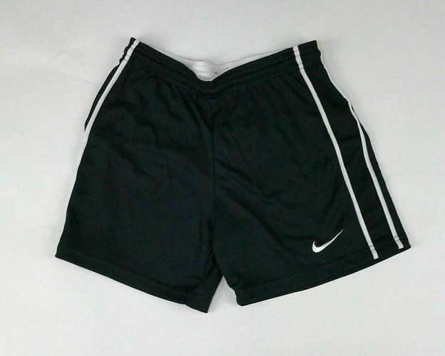 New Nike Performance Girls Medium Black Lacrosse Soccer Dri-Fit Short 519548