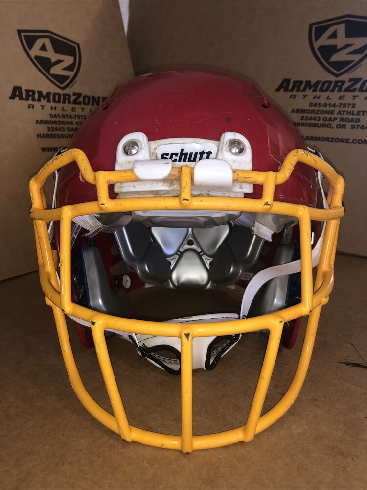 RED Schutt AiR XP Pro VTD II Football Helmet ADULT LARGE w/ Facemask SCARLET 