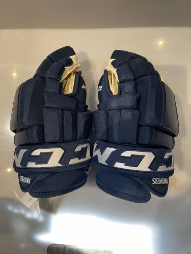 CCM Pro Stock Hockey Gloves - Panthers