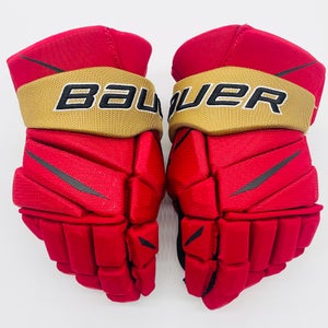 Custom Northeastern University Bauer Vapor 2X Pro Hockey Gloves-15"
