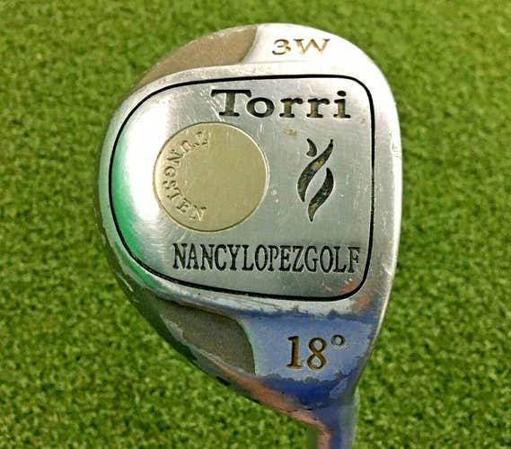 Nancy Lopez TORRI Tungsten 3 Wood 18*  RH  /   FM3 LADIES  /  NICE GRIP  /mm0290