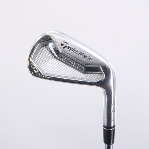 Men's Used TaylorMade Right Handed P750 Iron Set Extra Stiff Flex 7 Pieces Steel Shaft