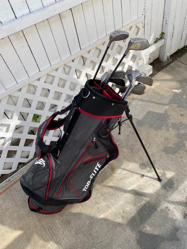Ping karsten golf club set with Topflite stand bag +1” Extensions On All Clubs