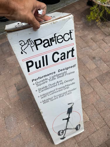 Parfect Golf Lightweight Steel Pull Golf Cart  New