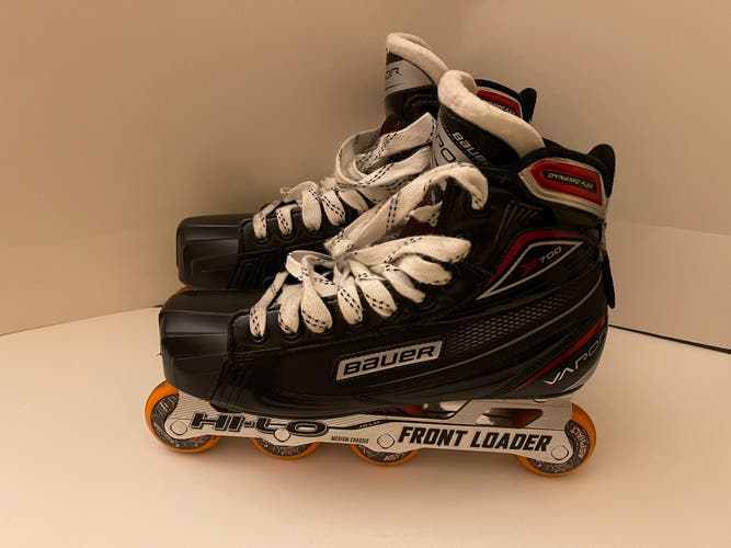 Used Bauer Goalie X700 Inline Skates Size 8.5D