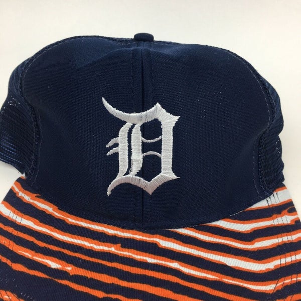 Custom Detroit Tigers x Zubaz Tiger Striped Snapback Hat Cap Small/Medium