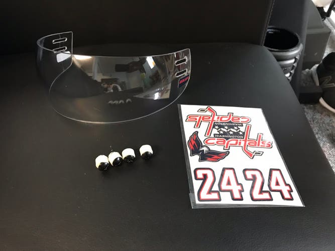 Bauer Visor Pro Stock Straight Visor 3.25”