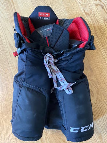 CCM JetSpeed FT1 Hockey Pants - Junior Medium (Black)