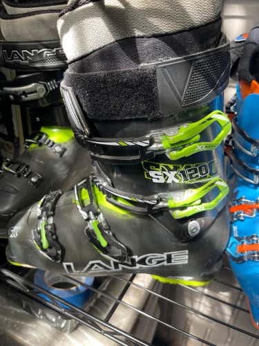 Men's Used Lange All Mountain SX 120 Ski Boots Medium Flex