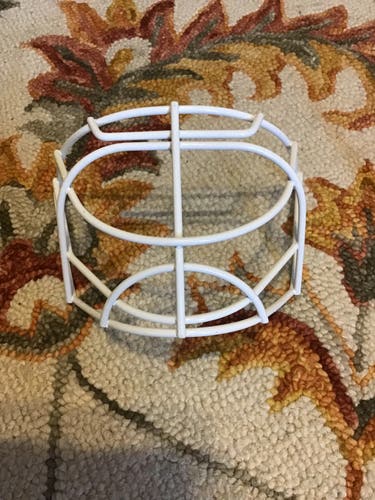 White Cateye cage for Bauer Profile goalie mask